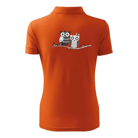 Dvě sovy abstraktní