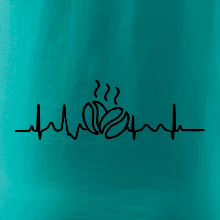 EKG zrna kávy