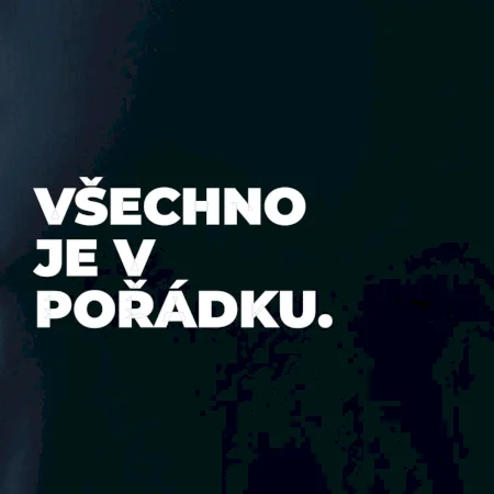 VŠECHNO JE V POŘÁDKU.