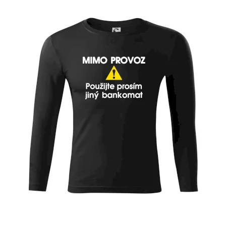 Mimo provoz - použijte jiný bankomat