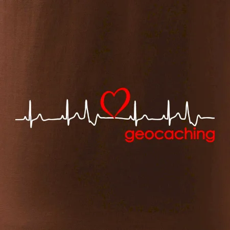 Moje srdce bije pro Geocaching -text