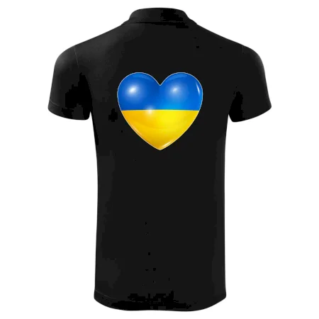 Ukrajina srdce vlajka