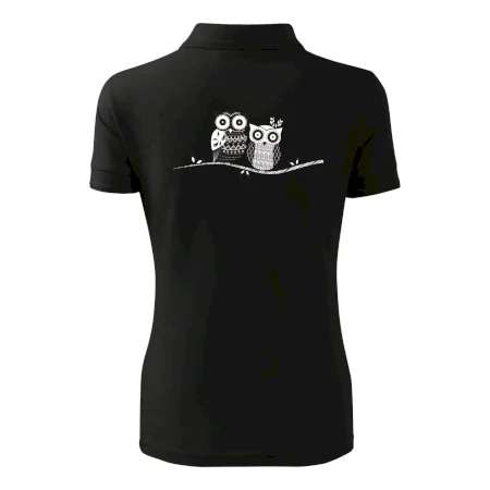 Dvě sovy abstraktní