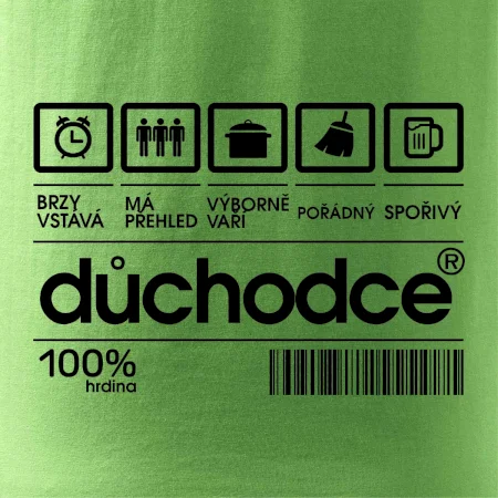 Čárový kód důchodce