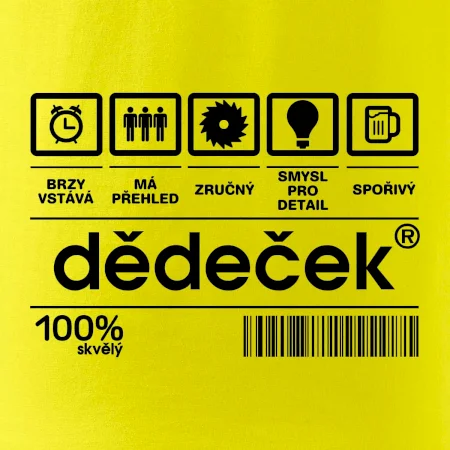 Čárový kód dědeček