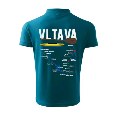 Mapa řeky Vltavy