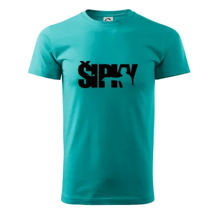 Šipky - nápis se šipkařem