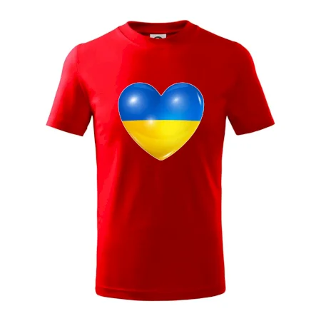 Ukrajina srdce vlajka