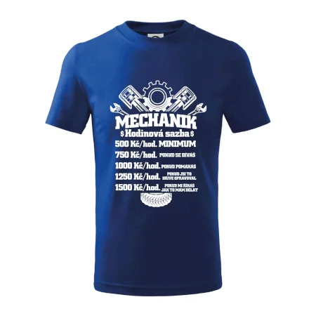 Mechanik - hodinová sazba