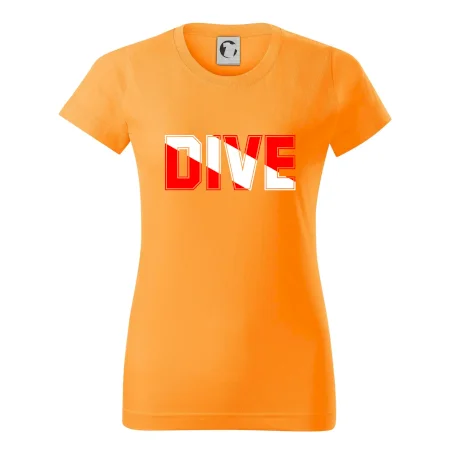 Dive nápis vlajka
