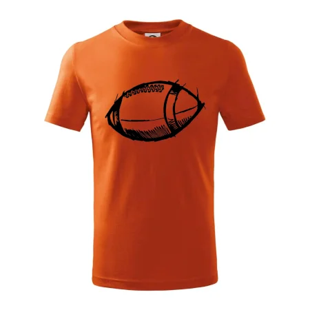 Americký fotbal míč skica