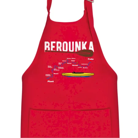 Mapa řeky Berounky
