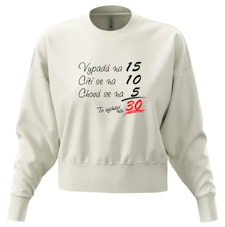 Vypadá, cítí se, chová se - 30 let