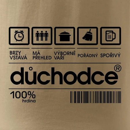 Čárový kód důchodce