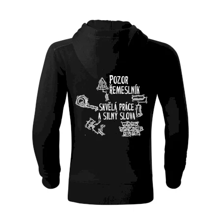 Pozor řemeslník skvělá práce silný slova