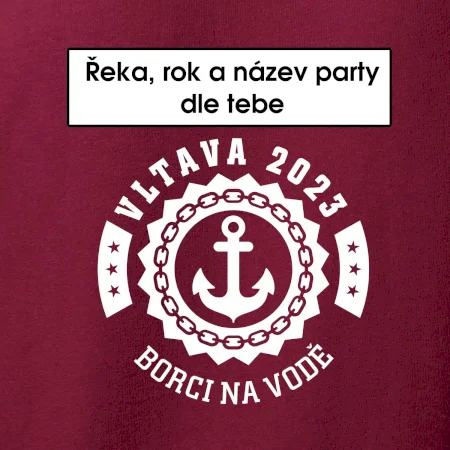 Na vodu - kotva (vlastní nápis)