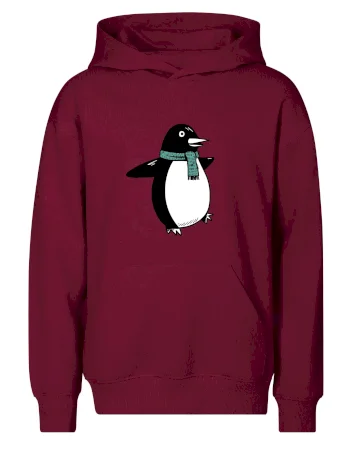 Tučňák se zelenou šálou