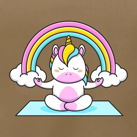 Yoga jednorožec - duha