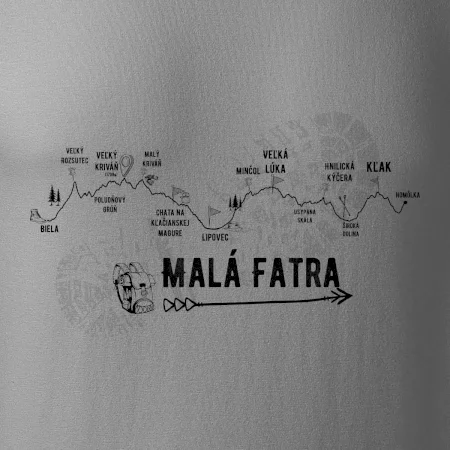 Profil kopca - Malá fatra