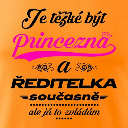 Je těžké být princezna - ředitelka