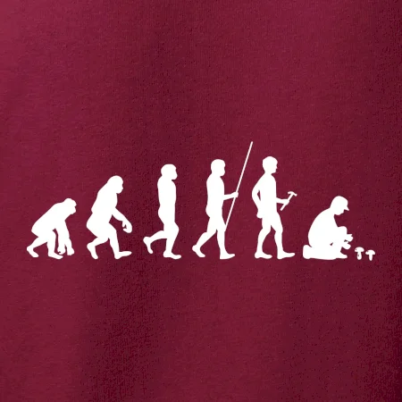Evoluce houbař muž