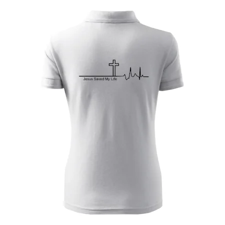 Jesus Saved My Life kříž ekg