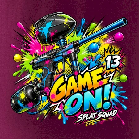 Barevná exploze game on paintball