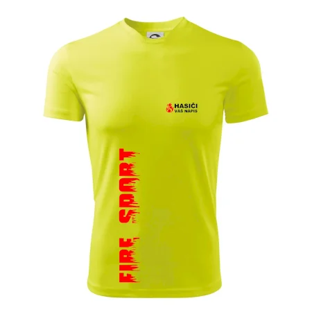 Hasiči (oheň,  Firesport, název sboru - vlastní nápis)