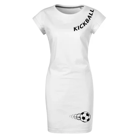 Kickball nápis šikmo