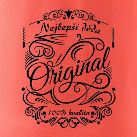 Vintage nejlepší deda 100% kvalita