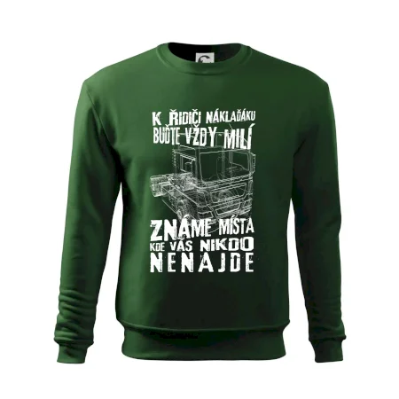K řidiči náklaďáku buďte vždy milý