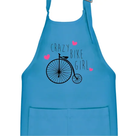 Crazy bike girl