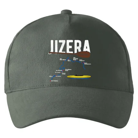 Mapa řeky Jizery