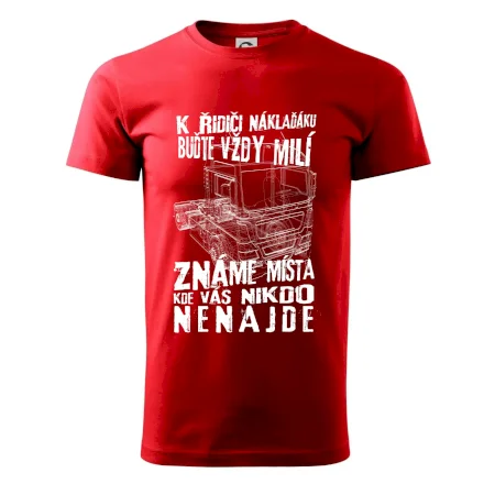 K řidiči náklaďáku buďte vždy milý
