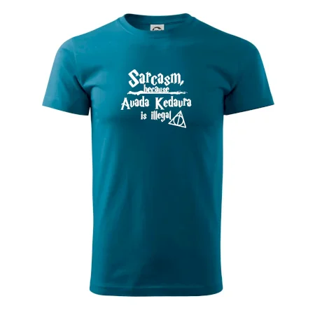 Harry - Sarcasm, because Avada Kedavra is illegal