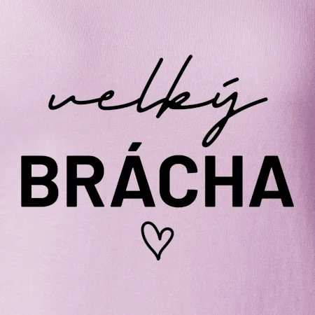 Velký brácha - nápis na prsou