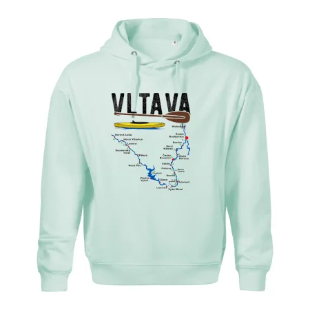 Mapa řeky Vltavy