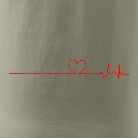 Poker EKG srdce červené