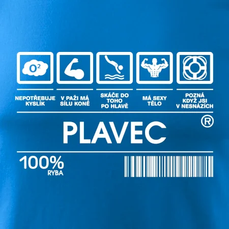 Čárový kód  - Plavec