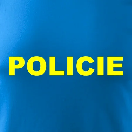 Policie Nápis žlutý