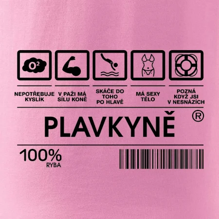 Čárový kód  - Plavkyně
