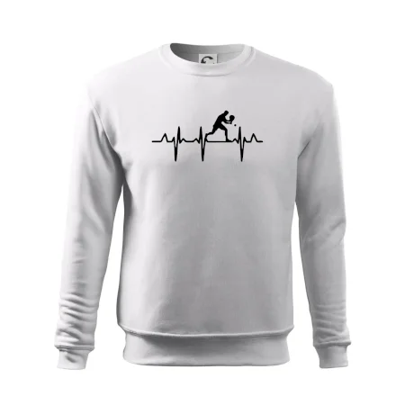 EKG stolní tenista stojící
