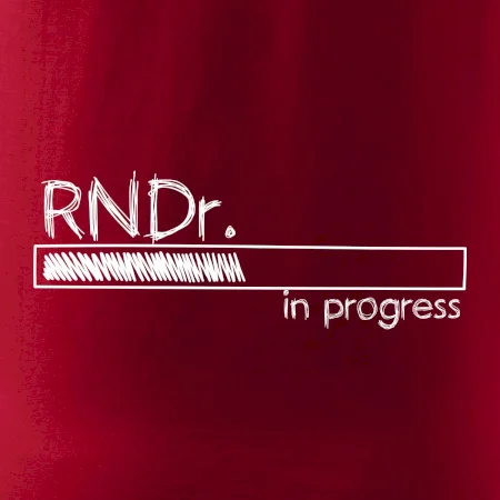 In progress titul RNDr. doktor / doktorka přírodních věd