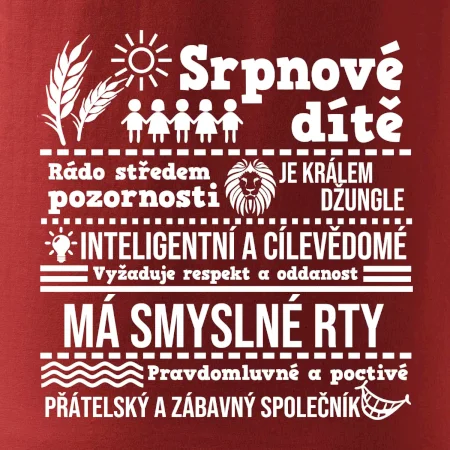 Narozeniny srpen