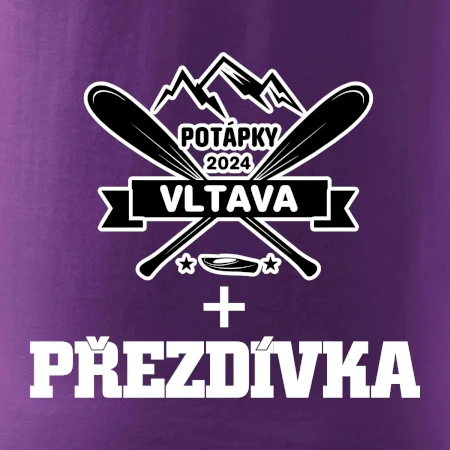 Na vodu - pádla hory (vlastní nápis)