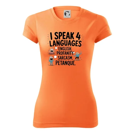 I speak 4 language - Petanque