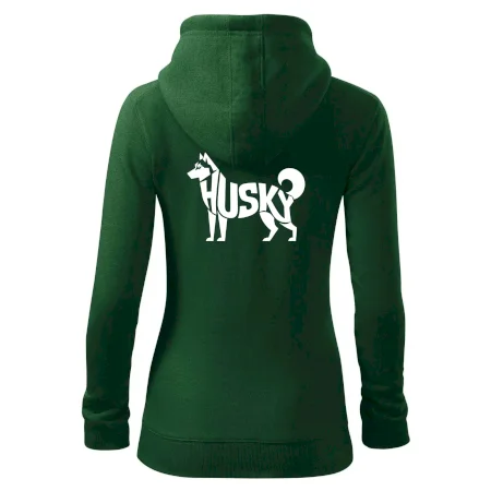 Husky nápis v těle