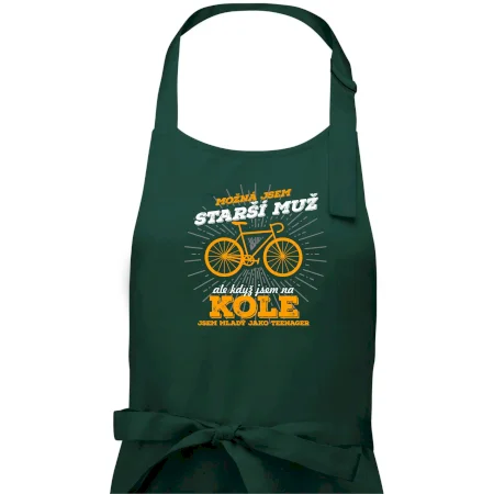 Starší muž - cyklista silniční kolo