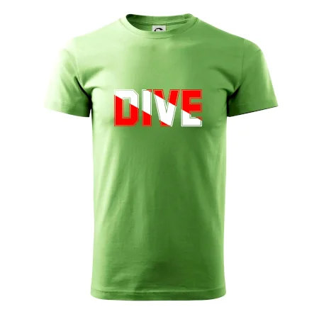 Dive nápis vlajka