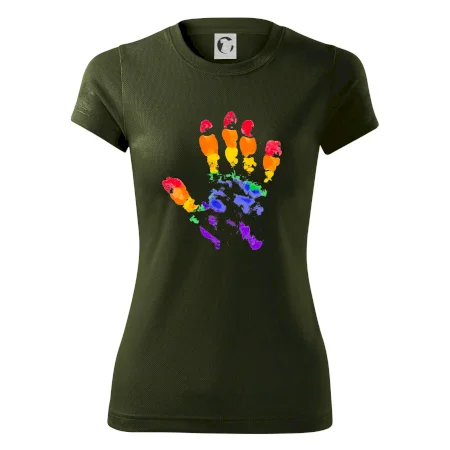 LGBT hand print